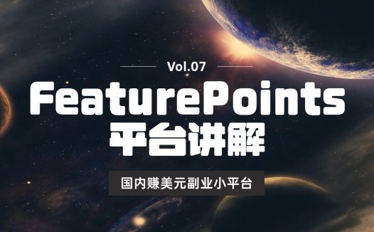 国内赚美元副业小平台：FeaturePoints经验讲解